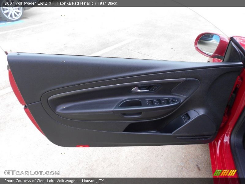 Paprika Red Metallic / Titan Black 2007 Volkswagen Eos 2.0T
