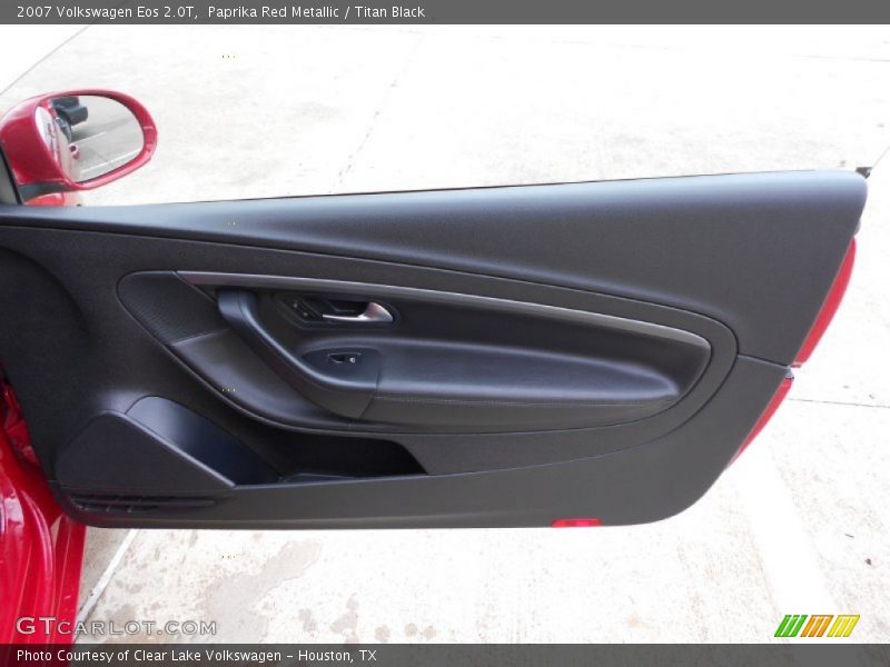 Paprika Red Metallic / Titan Black 2007 Volkswagen Eos 2.0T