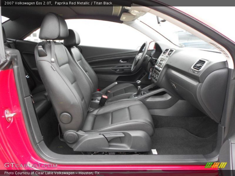 Paprika Red Metallic / Titan Black 2007 Volkswagen Eos 2.0T