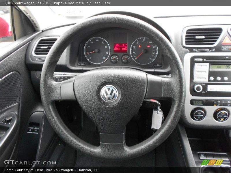 Paprika Red Metallic / Titan Black 2007 Volkswagen Eos 2.0T