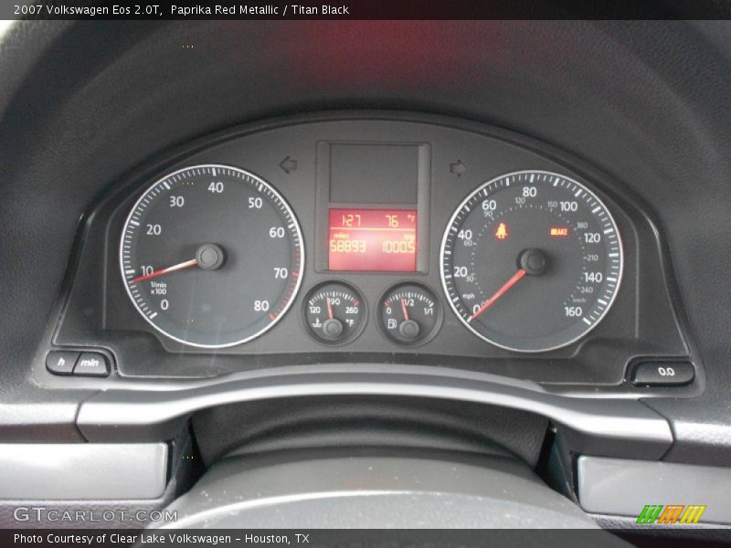 Paprika Red Metallic / Titan Black 2007 Volkswagen Eos 2.0T