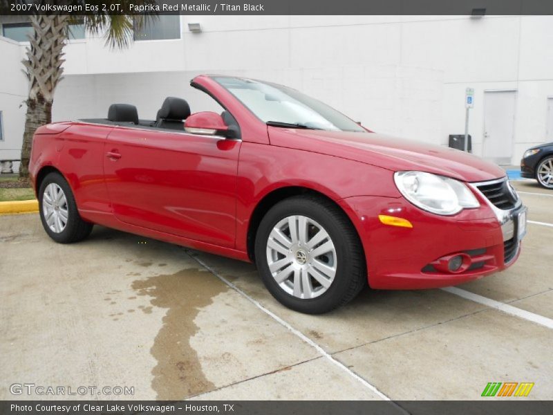 Paprika Red Metallic / Titan Black 2007 Volkswagen Eos 2.0T