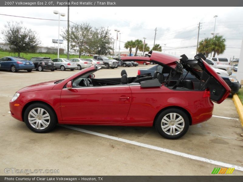 Paprika Red Metallic / Titan Black 2007 Volkswagen Eos 2.0T
