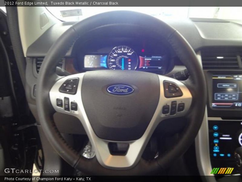 Tuxedo Black Metallic / Charcoal Black 2012 Ford Edge Limited