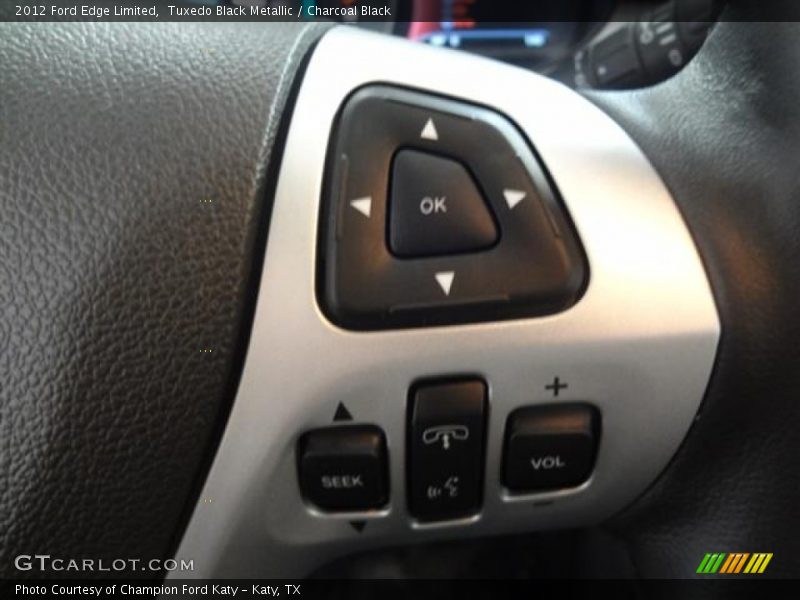 Tuxedo Black Metallic / Charcoal Black 2012 Ford Edge Limited