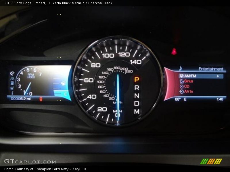 Tuxedo Black Metallic / Charcoal Black 2012 Ford Edge Limited
