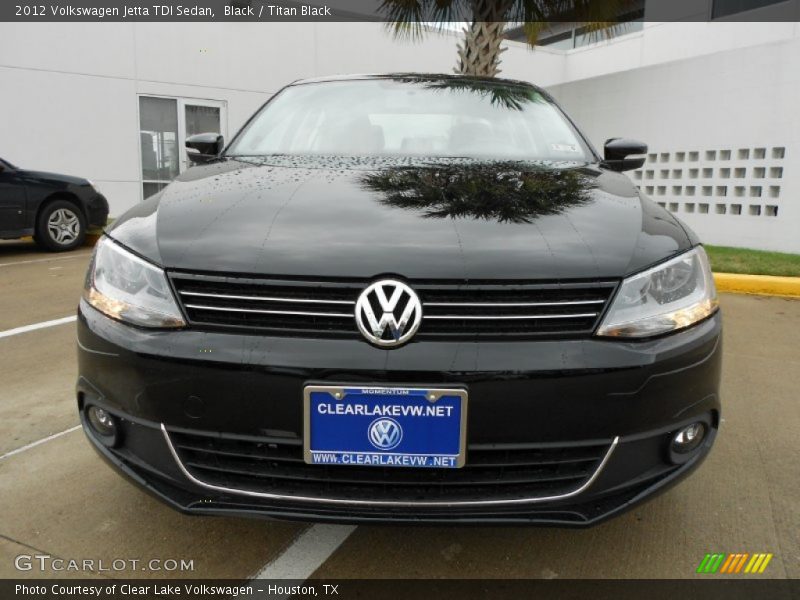 Black / Titan Black 2012 Volkswagen Jetta TDI Sedan