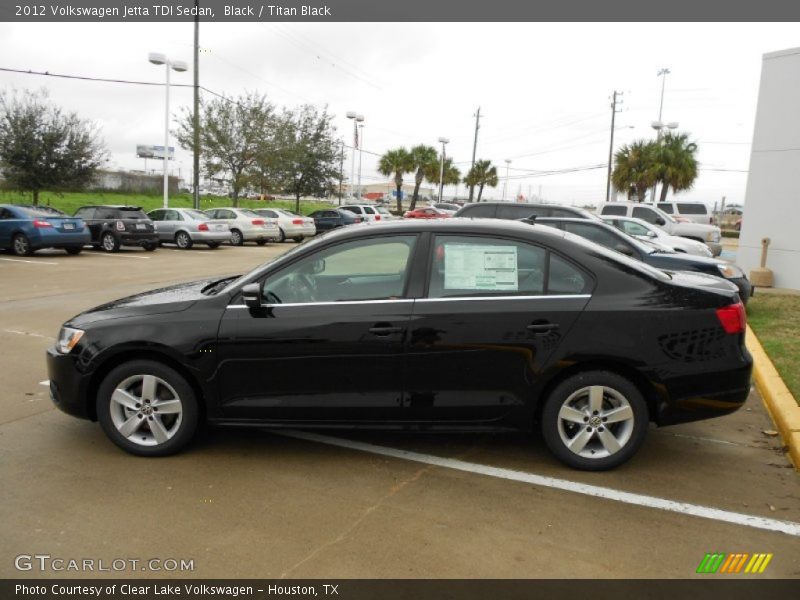 Black / Titan Black 2012 Volkswagen Jetta TDI Sedan