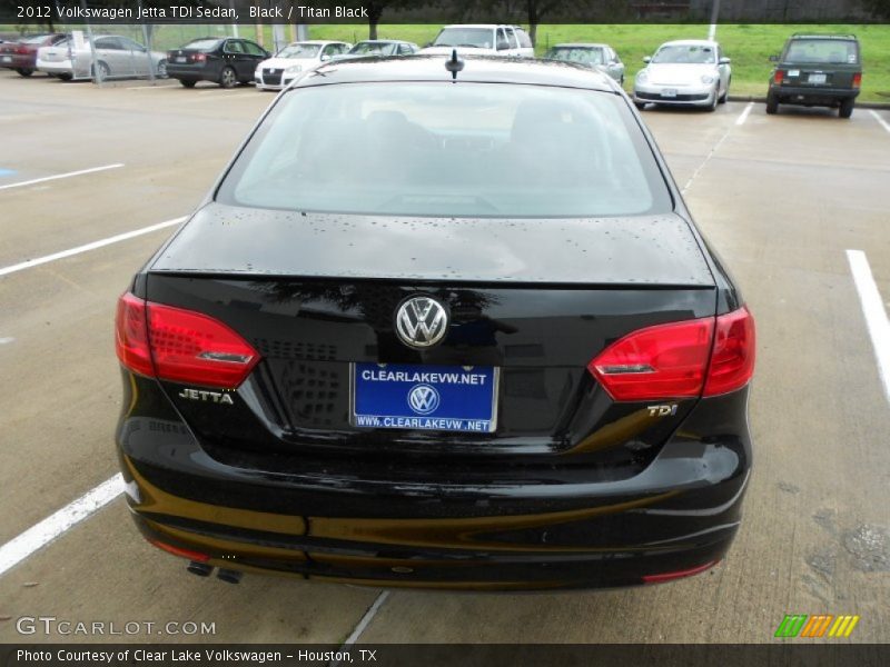 Black / Titan Black 2012 Volkswagen Jetta TDI Sedan