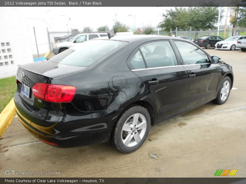 Black / Titan Black 2012 Volkswagen Jetta TDI Sedan