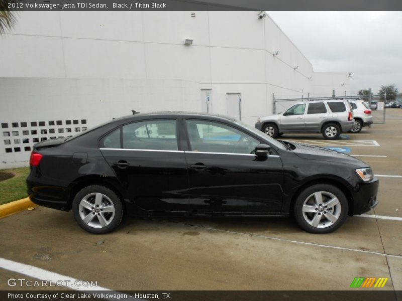Black / Titan Black 2012 Volkswagen Jetta TDI Sedan