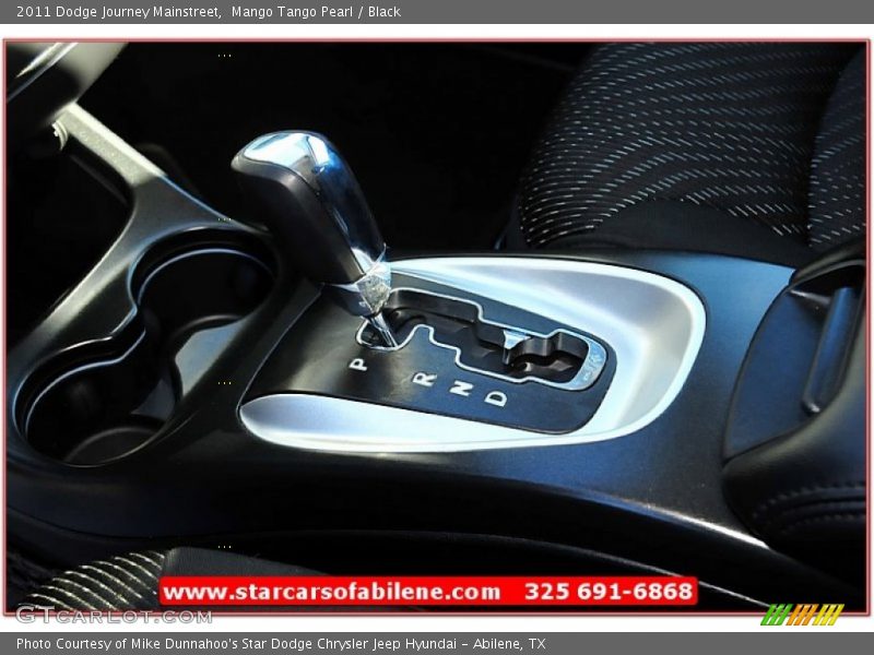 Mango Tango Pearl / Black 2011 Dodge Journey Mainstreet