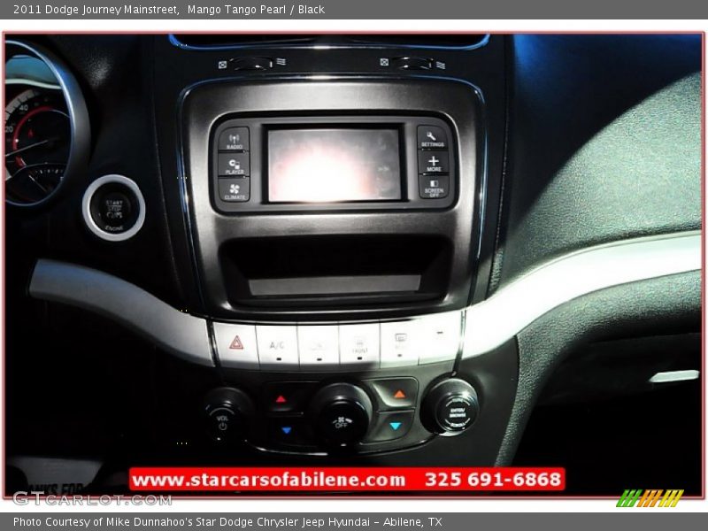 Mango Tango Pearl / Black 2011 Dodge Journey Mainstreet