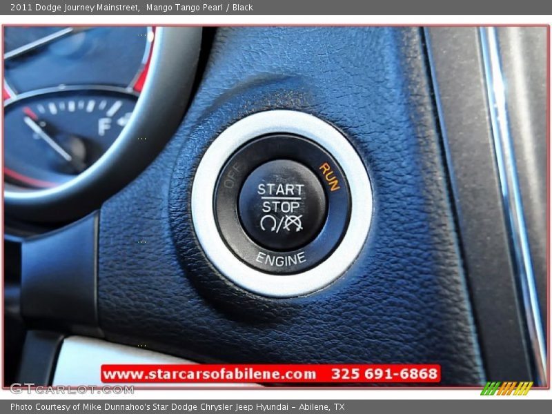 Mango Tango Pearl / Black 2011 Dodge Journey Mainstreet