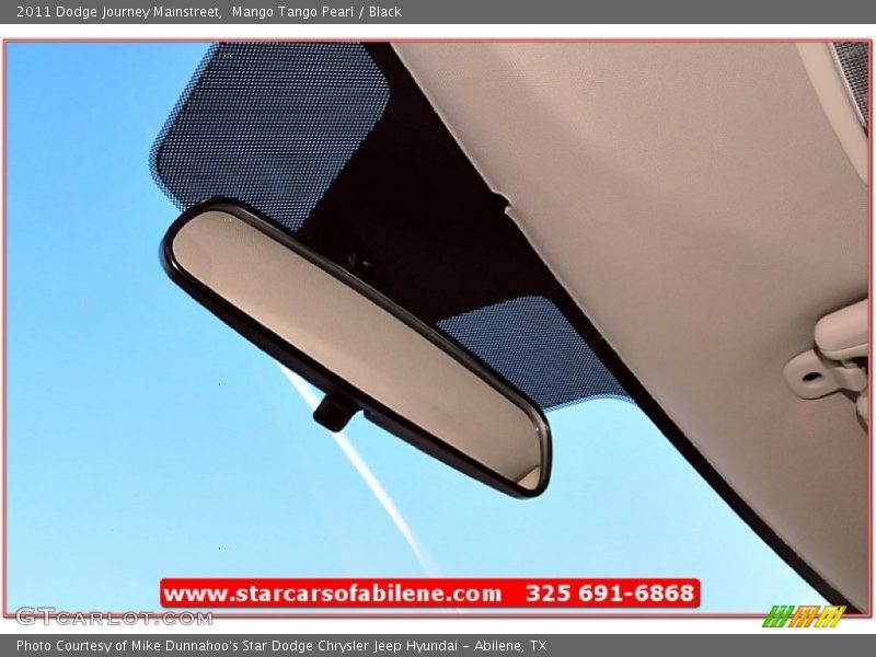 Mango Tango Pearl / Black 2011 Dodge Journey Mainstreet