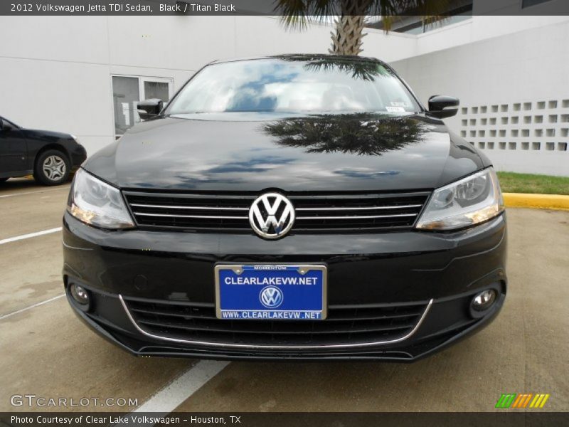 Black / Titan Black 2012 Volkswagen Jetta TDI Sedan