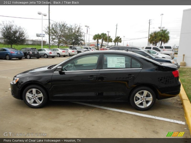 Black / Titan Black 2012 Volkswagen Jetta TDI Sedan