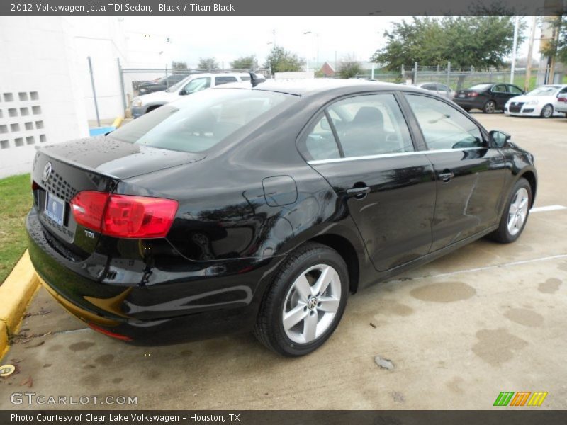 Black / Titan Black 2012 Volkswagen Jetta TDI Sedan