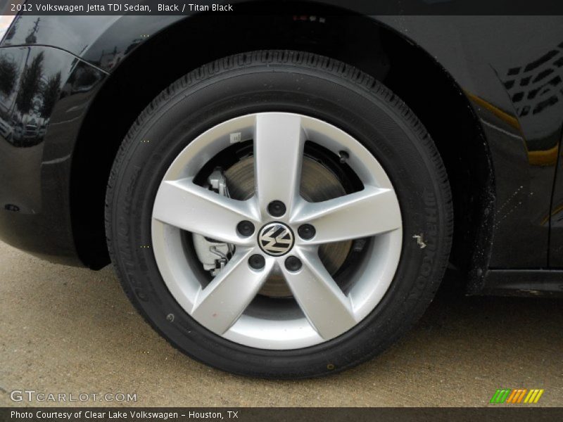 Black / Titan Black 2012 Volkswagen Jetta TDI Sedan