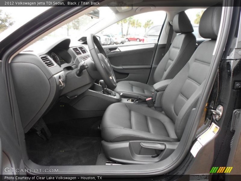 Black / Titan Black 2012 Volkswagen Jetta TDI Sedan