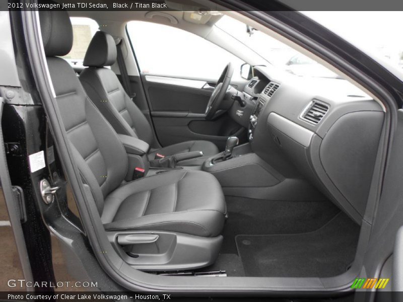 Black / Titan Black 2012 Volkswagen Jetta TDI Sedan