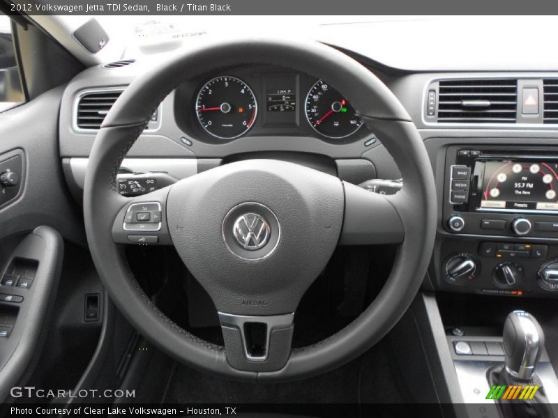 Black / Titan Black 2012 Volkswagen Jetta TDI Sedan