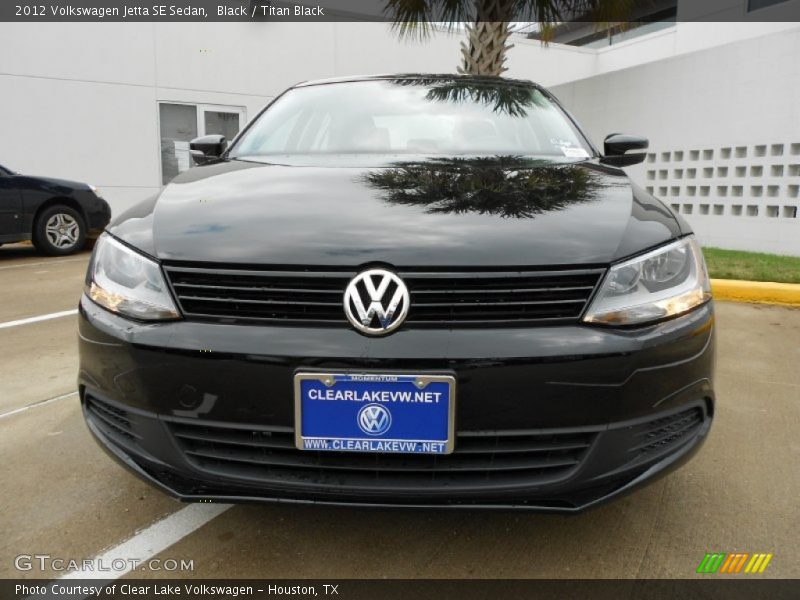 Black / Titan Black 2012 Volkswagen Jetta SE Sedan