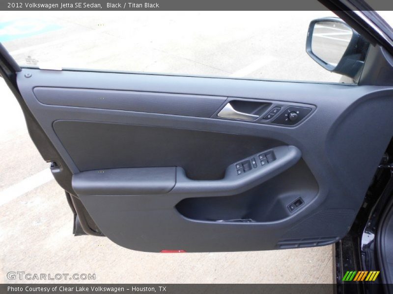 Black / Titan Black 2012 Volkswagen Jetta SE Sedan