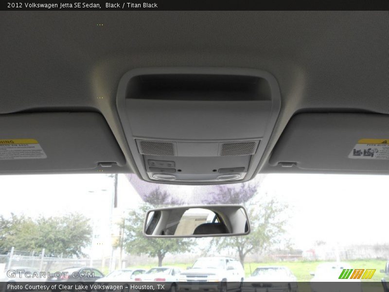Black / Titan Black 2012 Volkswagen Jetta SE Sedan