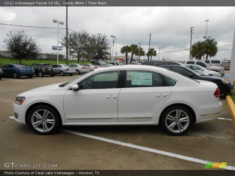 Candy White / Titan Black 2012 Volkswagen Passat V6 SEL
