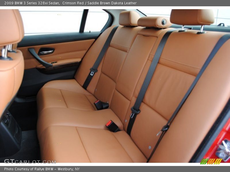 Crimson Red / Saddle Brown Dakota Leather 2009 BMW 3 Series 328xi Sedan