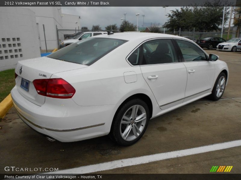 Candy White / Titan Black 2012 Volkswagen Passat V6 SEL