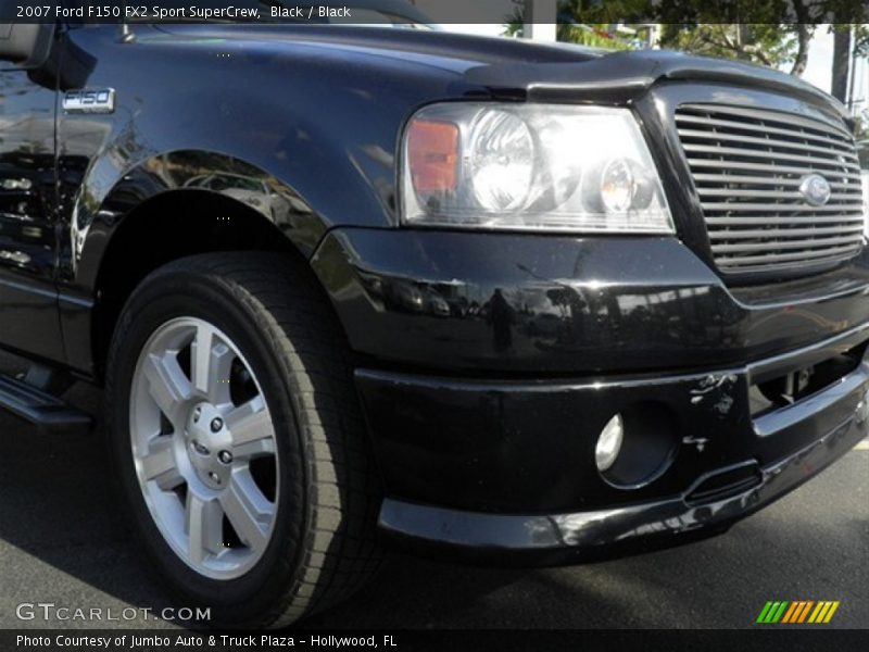 Black / Black 2007 Ford F150 FX2 Sport SuperCrew