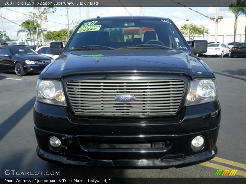 Black / Black 2007 Ford F150 FX2 Sport SuperCrew