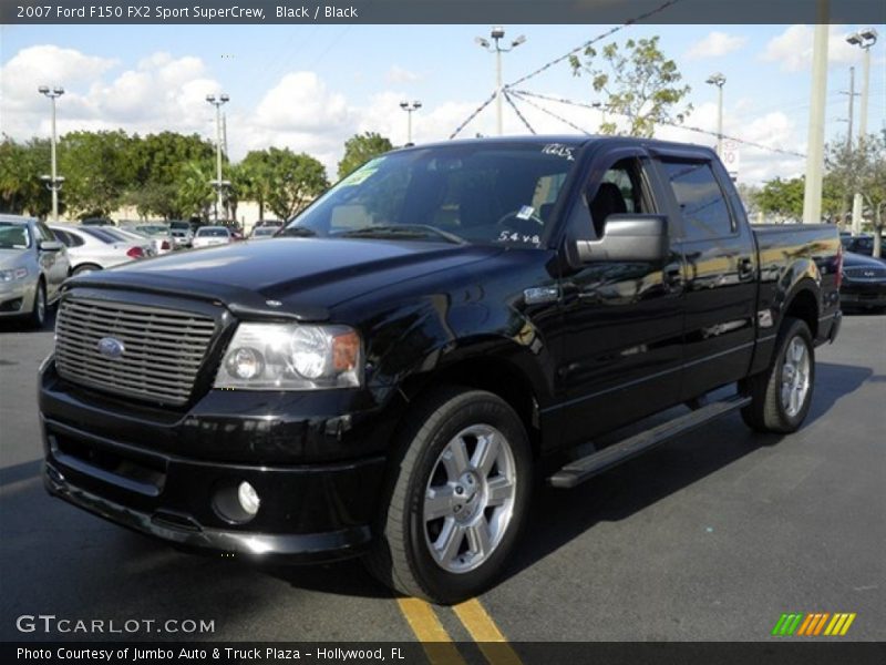 Black / Black 2007 Ford F150 FX2 Sport SuperCrew