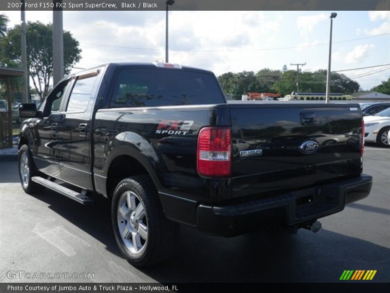 Black / Black 2007 Ford F150 FX2 Sport SuperCrew