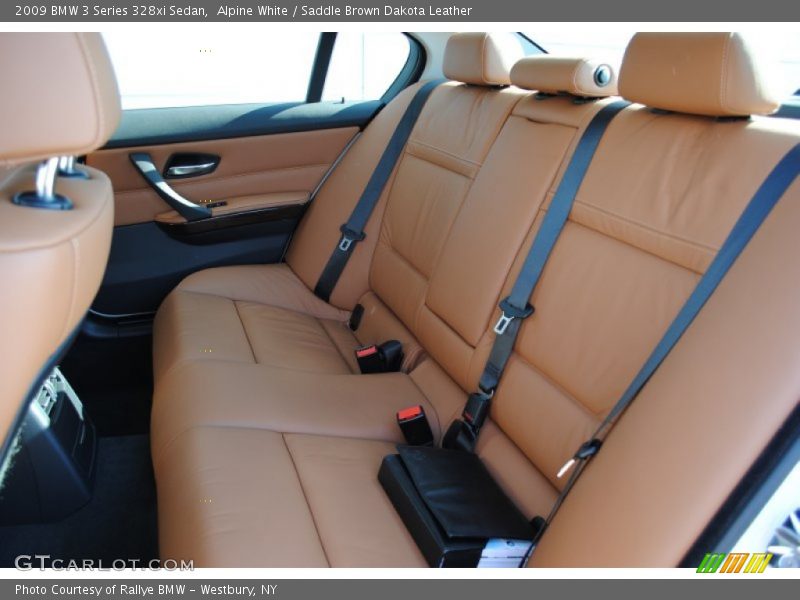 Alpine White / Saddle Brown Dakota Leather 2009 BMW 3 Series 328xi Sedan
