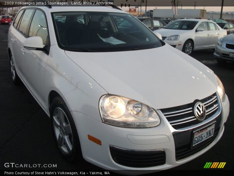 Candy White / Anthracite 2009 Volkswagen Jetta S SportWagen