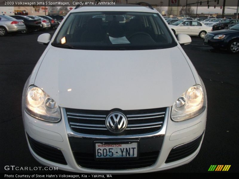 Candy White / Anthracite 2009 Volkswagen Jetta S SportWagen