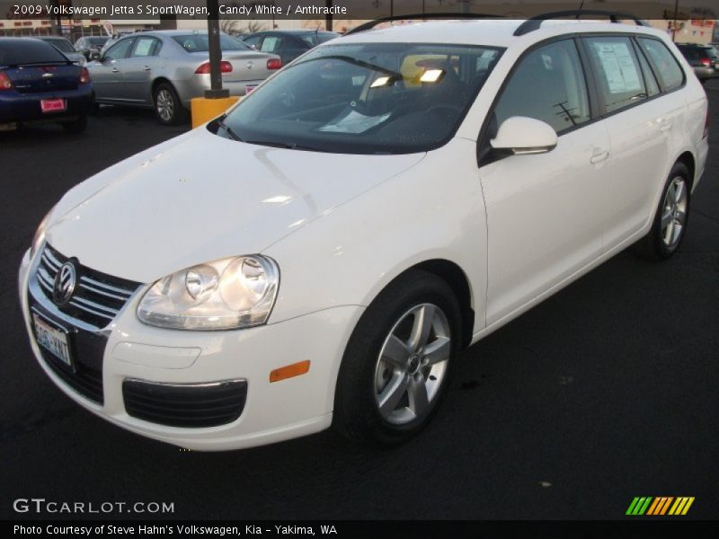 Candy White / Anthracite 2009 Volkswagen Jetta S SportWagen