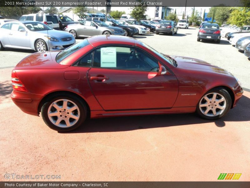Firemist Red Metallic / Charcoal 2003 Mercedes-Benz SLK 230 Kompressor Roadster
