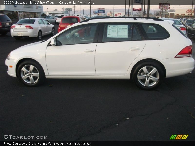 Candy White / Anthracite 2009 Volkswagen Jetta S SportWagen