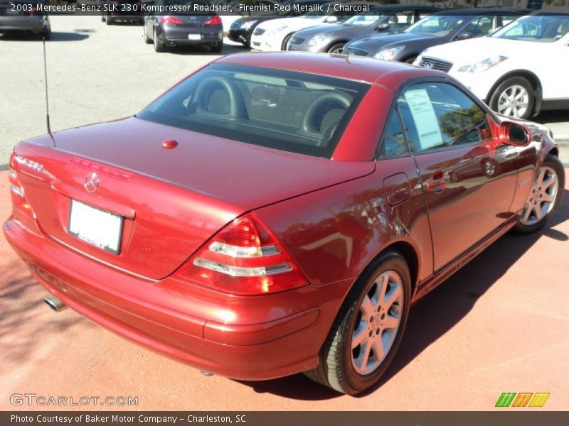 Firemist Red Metallic / Charcoal 2003 Mercedes-Benz SLK 230 Kompressor Roadster