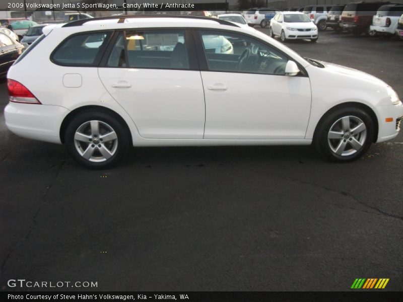 Candy White / Anthracite 2009 Volkswagen Jetta S SportWagen