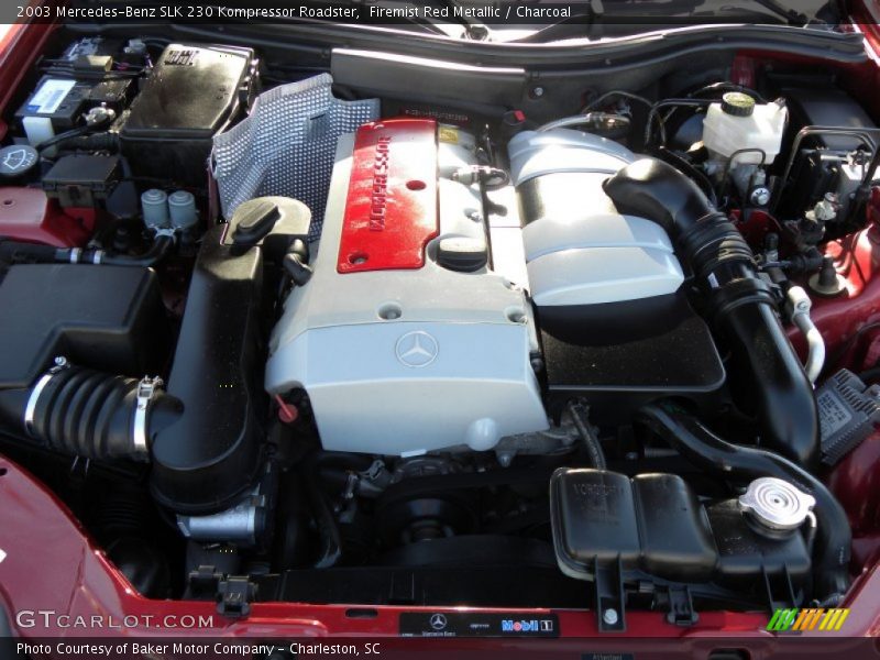 Firemist Red Metallic / Charcoal 2003 Mercedes-Benz SLK 230 Kompressor Roadster