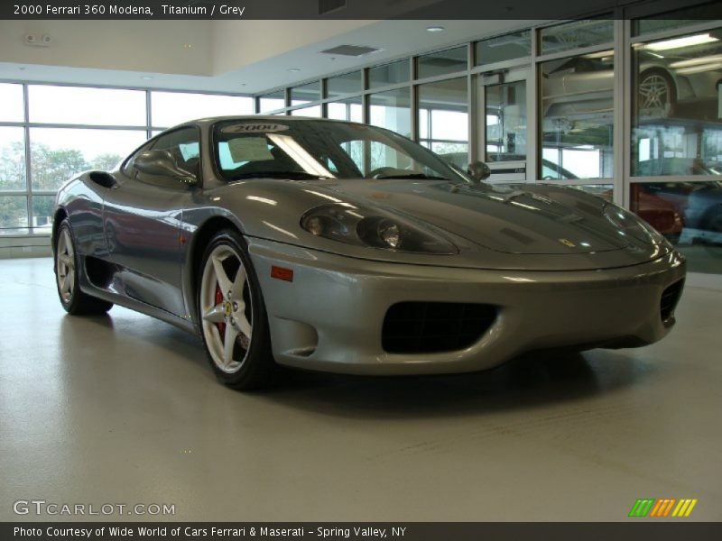 Titanium / Grey 2000 Ferrari 360 Modena