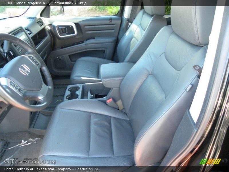 Formal Black / Gray 2008 Honda Ridgeline RTL