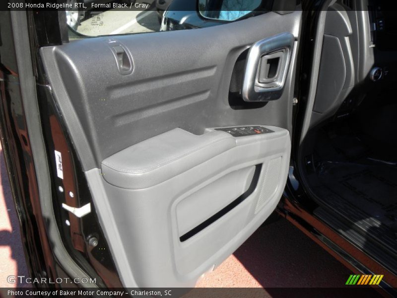 Formal Black / Gray 2008 Honda Ridgeline RTL