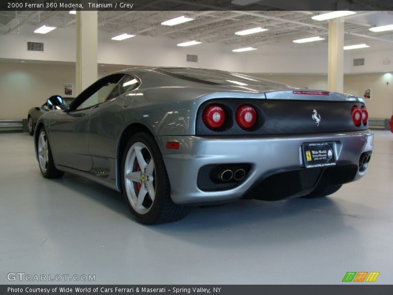 Titanium / Grey 2000 Ferrari 360 Modena