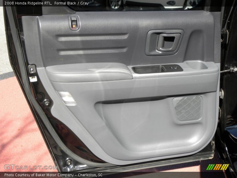 Formal Black / Gray 2008 Honda Ridgeline RTL